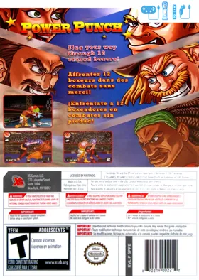 Power Punch box cover back